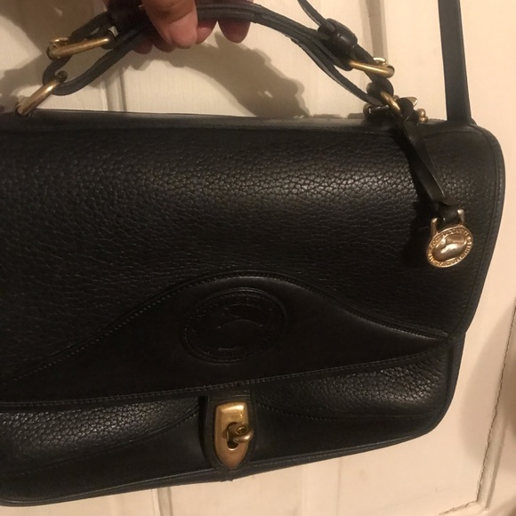 Dooney & Bourke Vtg. genuine leather bag, code # A8 005942, Made in USA - Picture 3 of 17